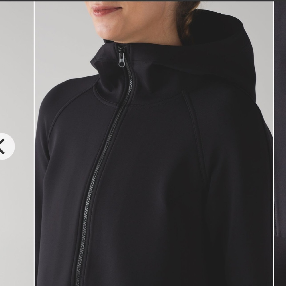 Lululemon Embrace the Space Jacket Hoodie Sz 12 Black Excellent Condition - Picture 2 of 16